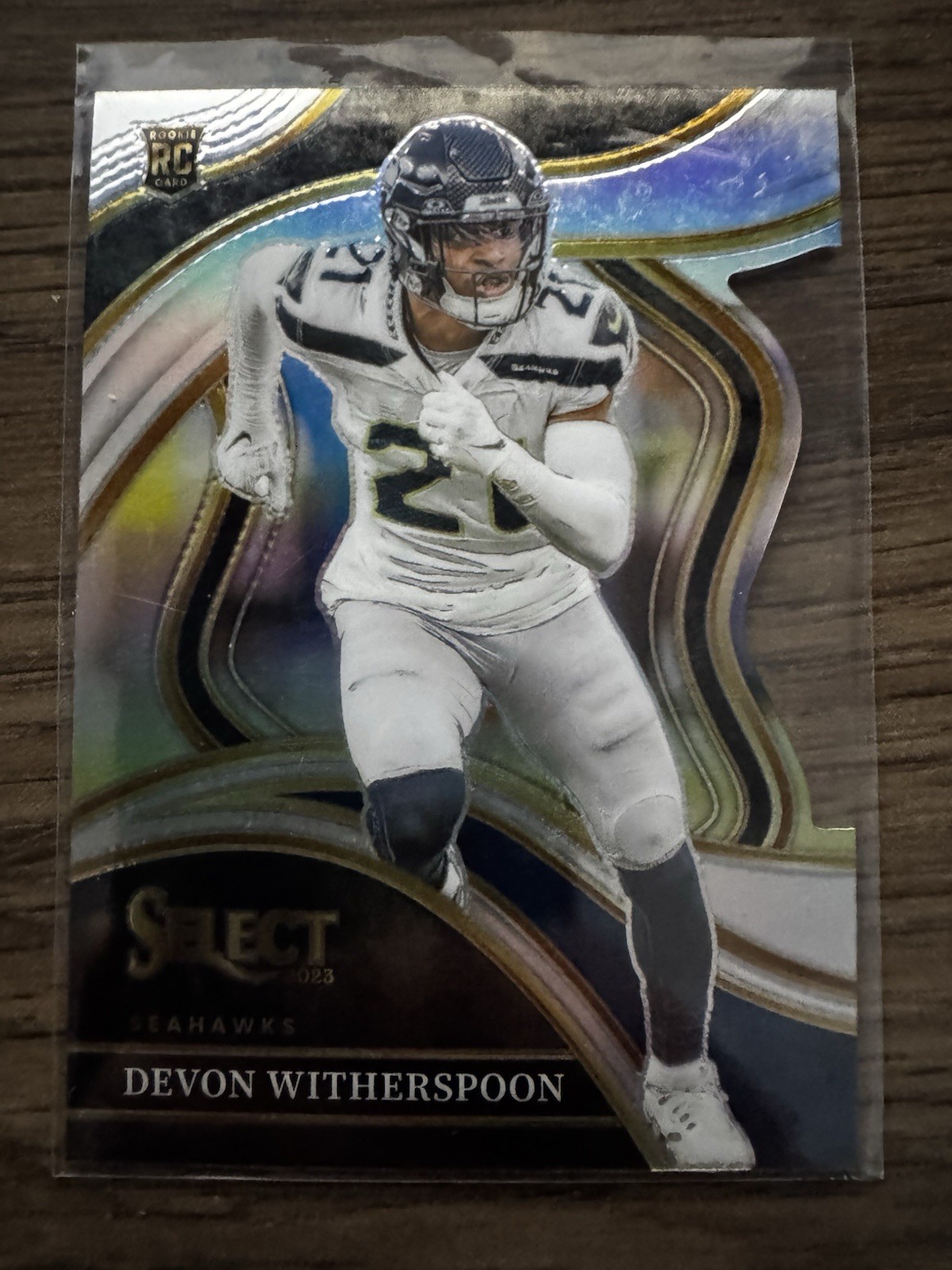 2023 PANINI SELECT SILVER DIE CUT DEVON WITHERSPOON RC SEATTLE SEAHAWKS #273