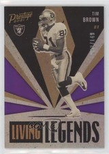 2021 Panini Prestige Living Legends Xtra Points Purple 82/149 Tim Brown HOF 0o1