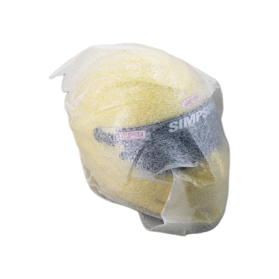 New Simpson Diamondback Yellow L Racing Helmet Motorcycle Helmet Large - Image 3 of 4