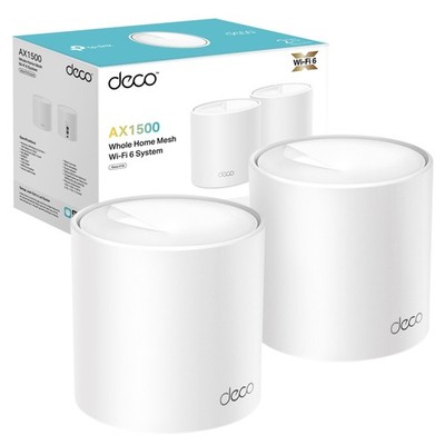 TP-Link Deco X10 AX1500 Whole Home Dual-Band Mesh Wi-Fi 6 System, AI-Driven, Cov
