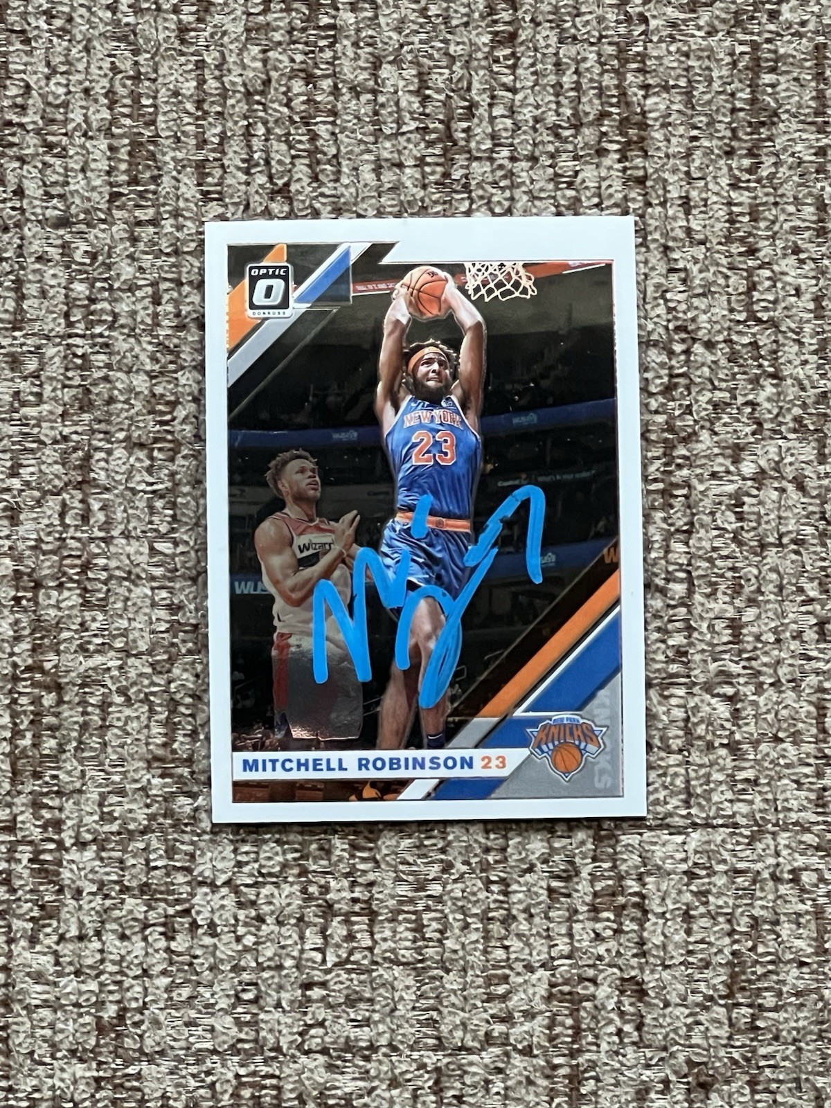 2019-20 Panini Donruss Optic Mitchell Robinson #83 Autograph