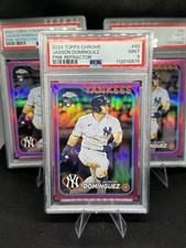 Lot Of 3!  2024 Topps Chrome - Jasson Dominguez #89 Pink Refractor (RC) 