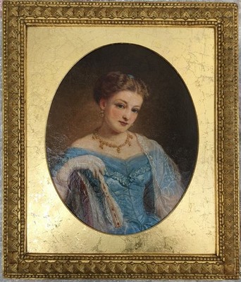 Ernest Gustave Girardot (1840 1904) 'Zwischen den Akten', Porträt seiner Frau