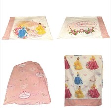 Disney Princess I Believe In Fairy Tales Twin Flat Fitted Sheet W Pillowcase