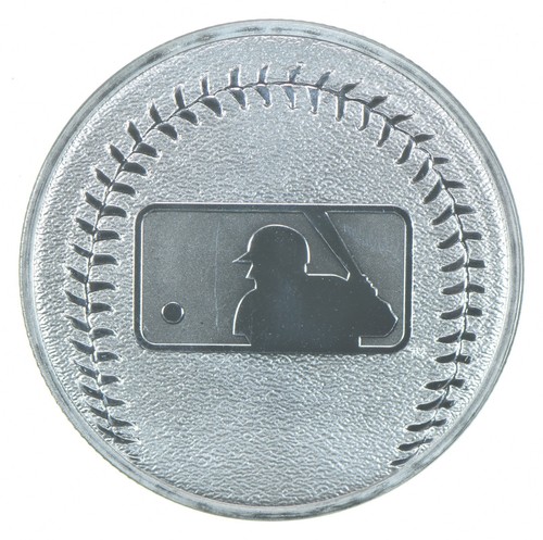 Ronda de plata de 1 oz de las Grandes Ligas de béisbol Nueva Zelanda como nueva *5165