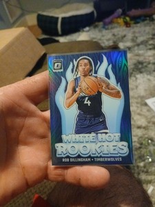 Rob Dillingham 2024-25 Donruss Optic White Hot Rookies Purple Prizm ROOKIE CARD