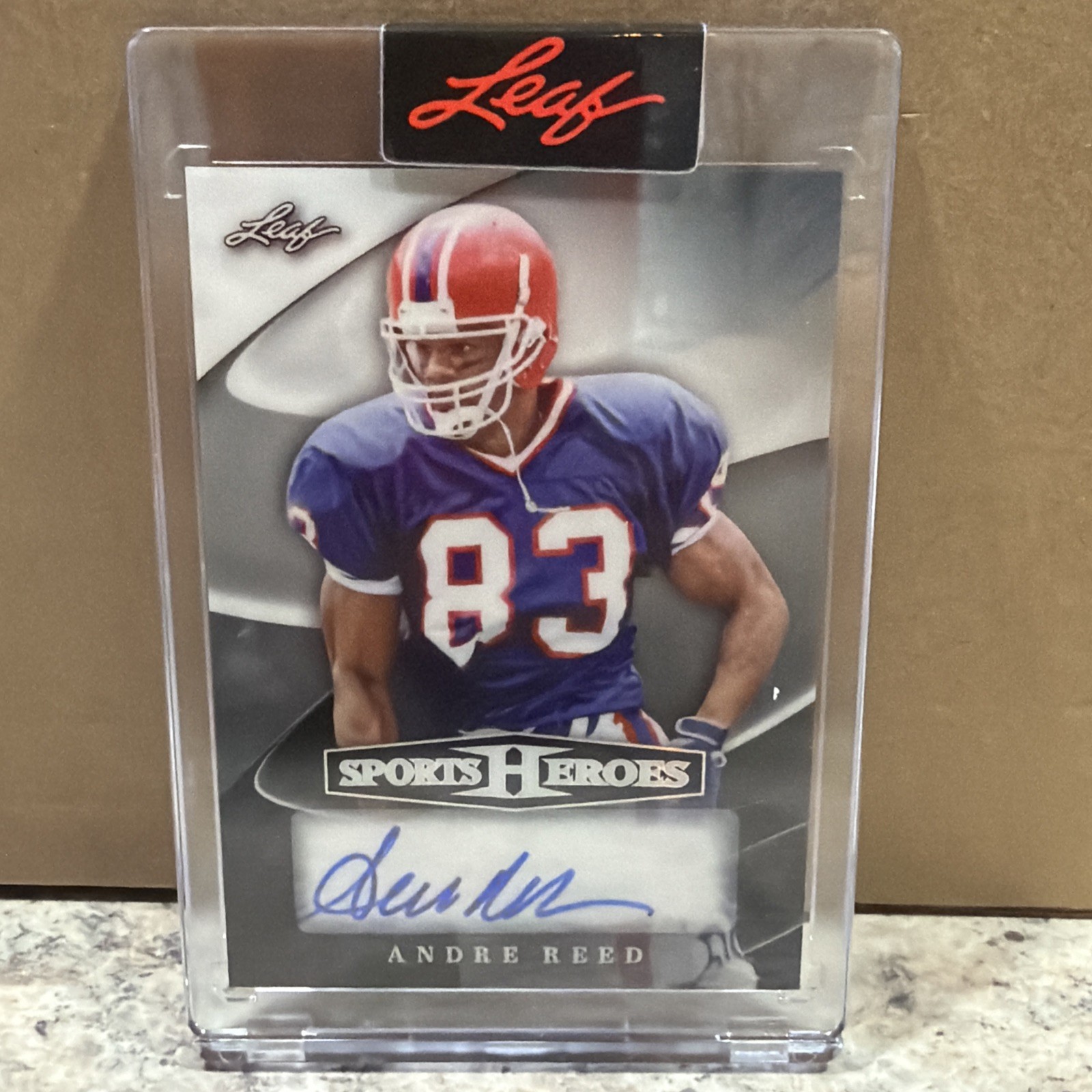 2025 Leaf Sports Heroes Andre Reed  #1/1 Auto #BA-AR1 Buffalo Bills