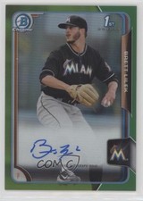 2015 Bowman Draft Chrome Pick Green Refractor 76/99 Brett Lilek #BCA-BL Auto g6p