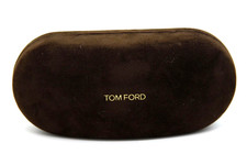 TOM FORD Hard Dark Brown Eyeglasses - Sunglasses Optical Case