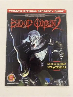 BLOOD OMEN 2 Legacy of Kain-Primas Official Strategy Guide Book (PS2-Xbox-PC)
