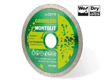 Montolit Green Line Basic Continuous Rim Blade 4.5"- CZ115