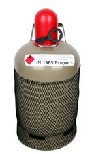 5 kg Gasflasche Propangasflasche Grau Eigentum Fabrikneu leer Schlüssel Set