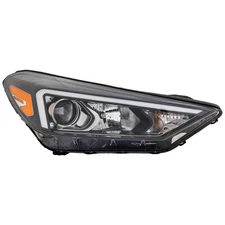 Passenger Side Headlight For Hyundai Tucson 2019-2021 Halogen with Bulb(s) CAPA