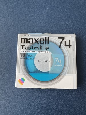 Lot De 10 Minidisc Maxell – Série Twinkle – 80 Minutes – Ouverts Mais Jamais Utilisés