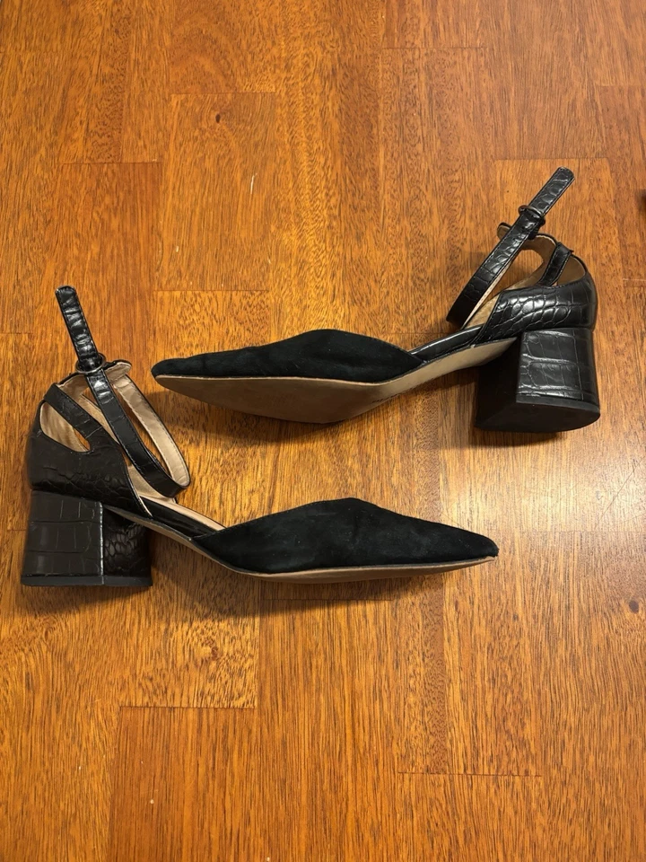 Tacones negros para mujer Franco Sarto talla 8 Foto 2 de 3