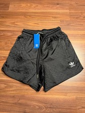 Image of Adidas Originals men's monogram shorts black men's size XS