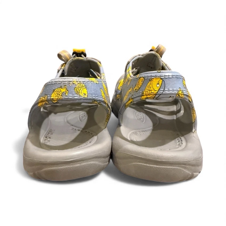 KEEN Sunport Kids Size 6 Blue Yellow Fish Waterproof Outdoor Sandals  - Image 3 of 4