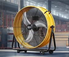 Simple Deluxe 24" High Velocity Drum Fan Industrial Commercial Air Circulator
