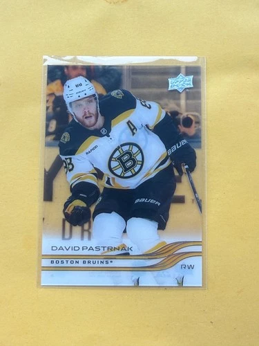 2025-26 Upper Deck Clear Cut David Pastrnak #7