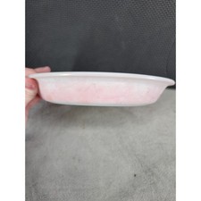 Vintage Pyrex 209 9.5 Inch Pink Milk Glass Pie Plate Dish Ovenware Made in USA