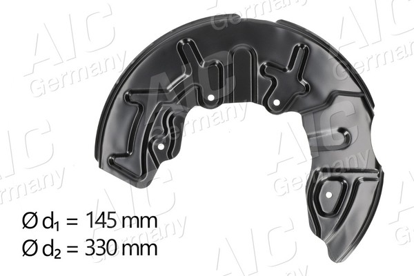 AIC Ankerblech Spritzblech Bremsscheibe Vorne Rechts FüR Audi A4 8EC B7 8E2-image