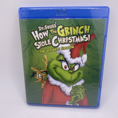 Dr. Seuss' HOW THE GRINCH STOLE CHRISTMAS-1966 (Ultimate Edition Blu-Ray) NEW