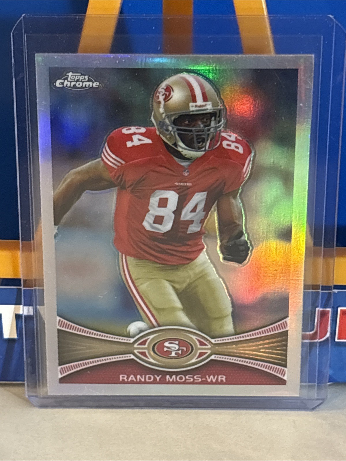 2012 Topps Chrome REFRACTOR RANDY MOSS #32 SF 49ers HOF SP Nm-MT