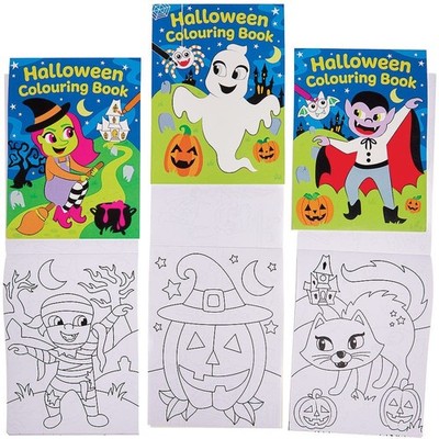 FX215 Halloween Mini Malbuch für Kinder  12er Pack, Kindergeburtstag Mitgebse...