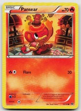 LP Pansear 15/99 Common Next Destinies Pokemon