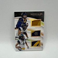 2016 Panini Immaculate Collegiate Trios Prime Jared Goff/Lasco/Lawler #3 /25