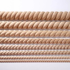Wood Carved Applique Molding Vintage Furniture Wall Decor