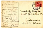 1913 Bialogard Belgard Poland Germany cover on vintage postcard