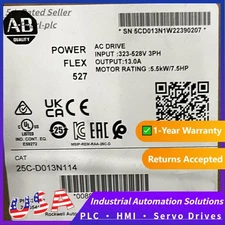Allen Bradley 25C-D013N114 PowerFlex 527 7.5HP AC Drive US Free Tax
