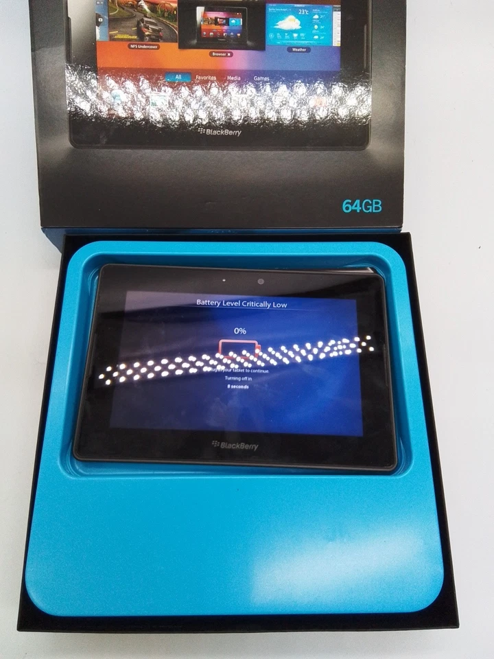 BlackBerry PlayBook 64GB Wi-Fi 7 Inch In Box - Image 2 of 4