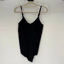 Commando Classic Control Bodysuit Women's Size L Black Luxe Minimalist Nightlife