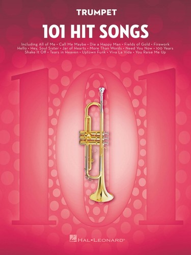 101 Hit Songs for Trumpet Sheet Music Book NEW 000197185 - 第 1/1 張圖片