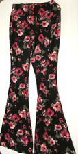 Juniors Size L 11-13 Multicolor Stretchwaist Floral Lounge Pants No Boundaries