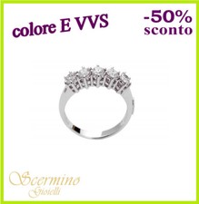 RIVIERA WHITE GOLD NATURAL DIAMOND AND VVS 1 CARAT CERTIFIED RING