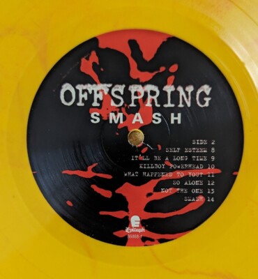 Offspring Smash LP Vinyl Record 2018 Press limited Edition