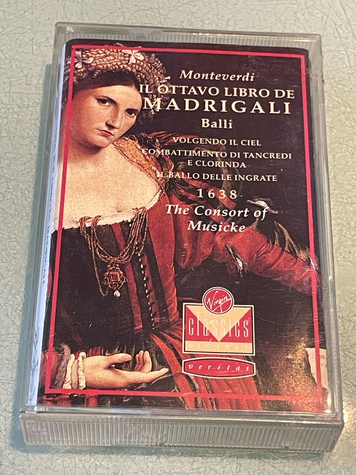 Monteverdi - Il Ottavo Libro De Madrigali  - Cassette Tape Album - Balli - 1990