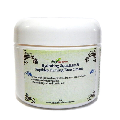Hydrating Squalane Firming Face Cream Peptides CoQ10 Hyaluronic Acid Vitamin C 