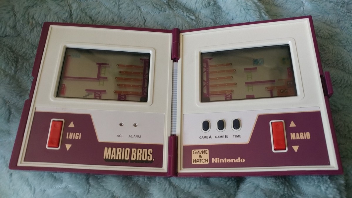 美品　任天堂GAME&WATCH MULTI SCREEN MARIO BROS NINTENDO GAME AND & WATCH Mario Bros Multi Screen 1983