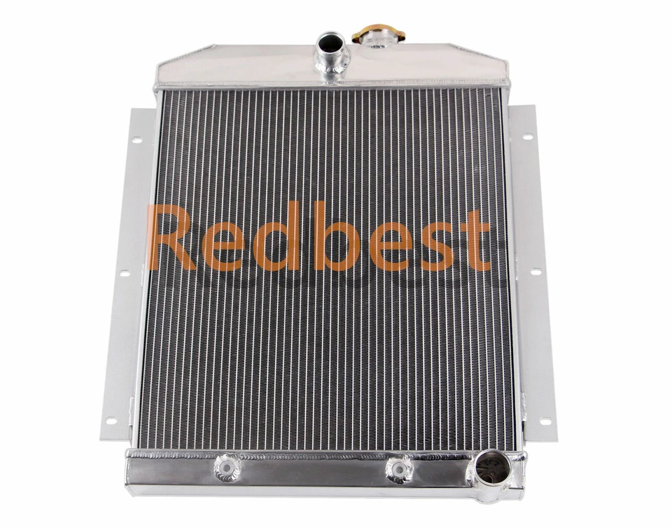 Radiador de aluminio de 3 filas para camioneta Chevrolet Fleetline 47-54 3,5 L 3,8 L 4,3 L 216 Cu. Foto 3 de 4