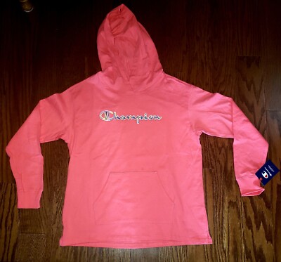 Ladies Champion Peachy Pink Authentic Athleticwear Hoodie