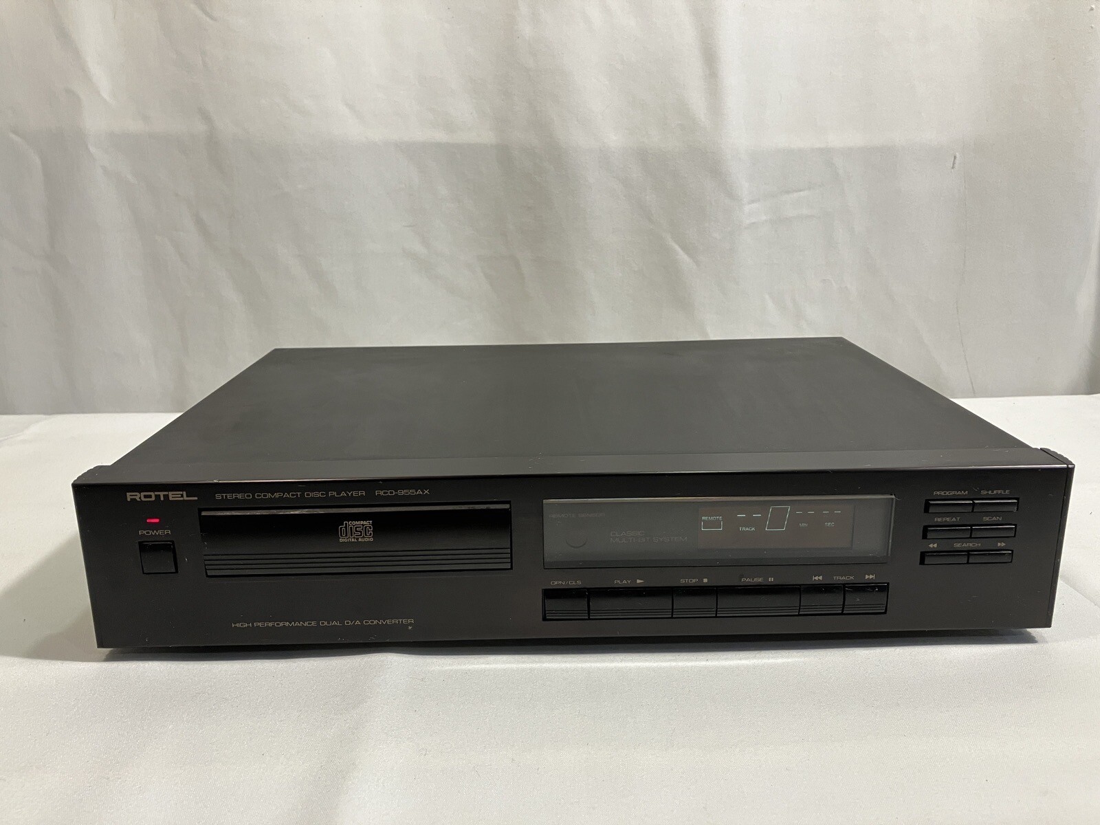 Rotel RCD955AX Vintage Audiophile CD Player HiFi Stereo Compact Disc