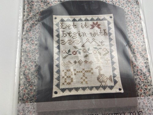 Heartstring Samplery Let It Begin With Me Counted Cross Stitch Pattern - Picture 2 of 3