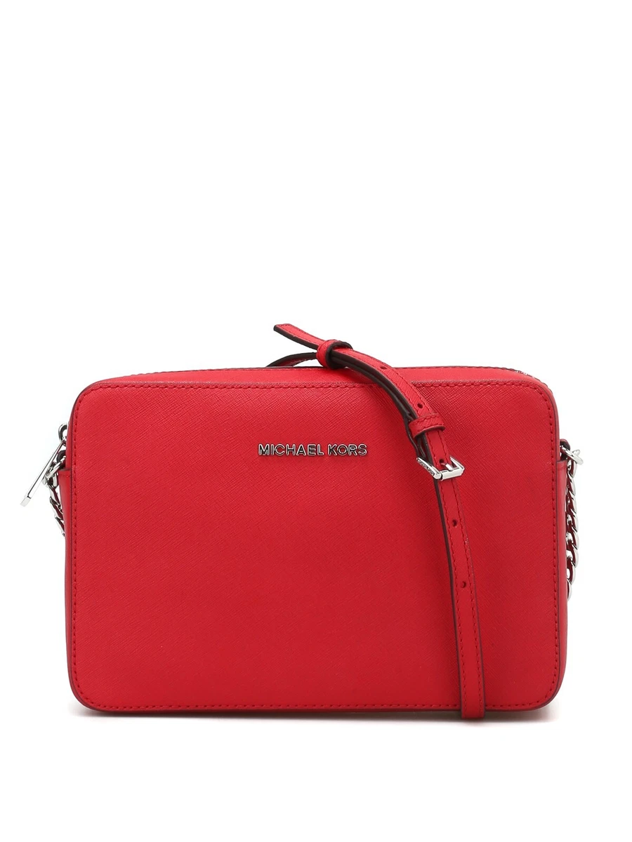 red michael kors crossbody bag