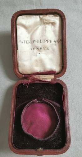 Patek Philippe Rare Vintage Pocket Watch Box Inner 48mm - Warranty - Two Glass - Picture 10 of 12