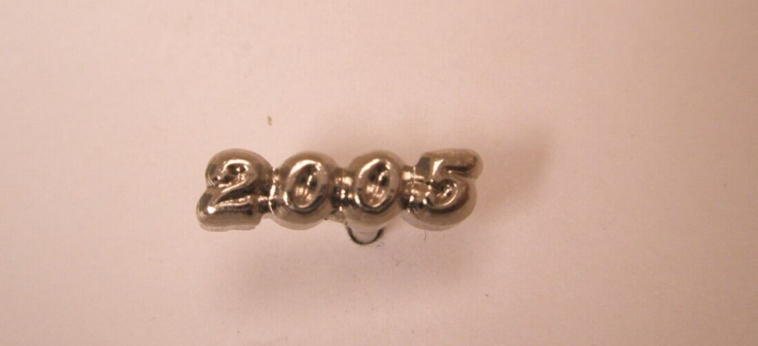 Year 2005 was a good year Vintage TINY SMALL Tie Tack Lapel Pin z74