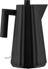 Bollitore elettrico Alessi MDL06 B Pliss spina europea nera